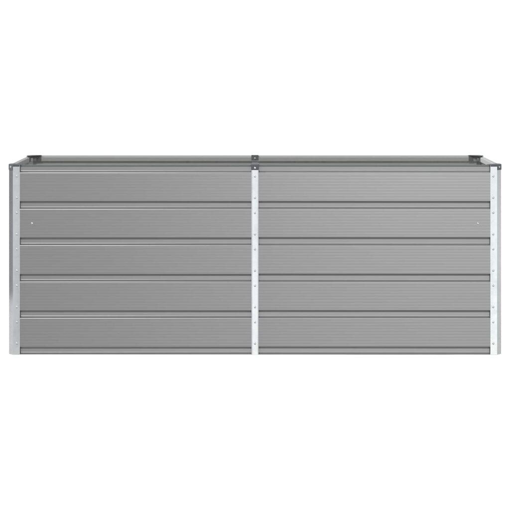 vidaXL Donica Jasnoszary 195 x 50 x 75 cm Stal Galwanizowana