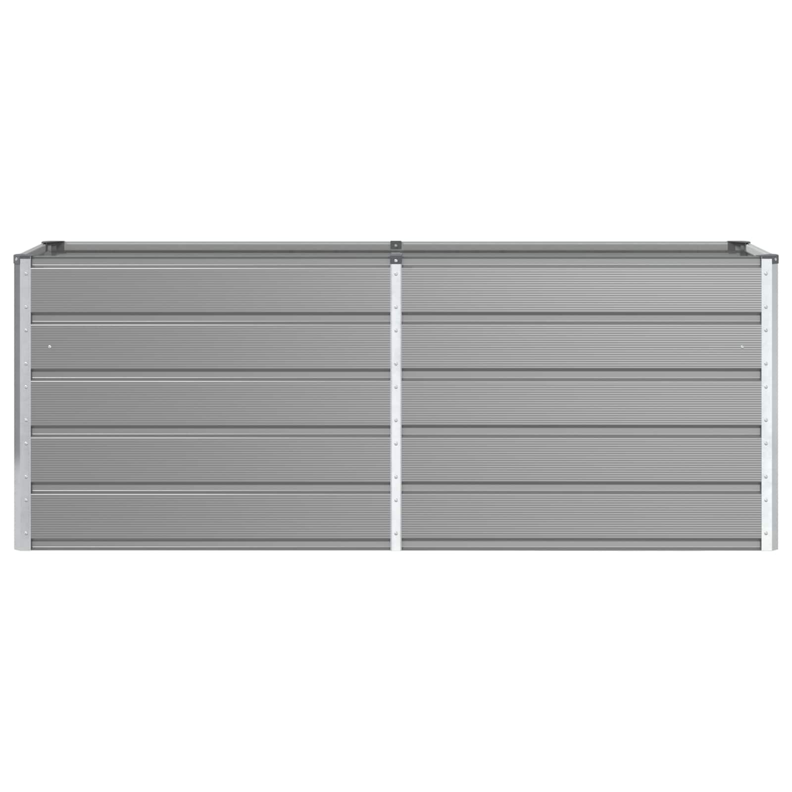 vidaXL Donica Jasnoszary 195 x 50 x 75 cm Stal Galwanizowana
