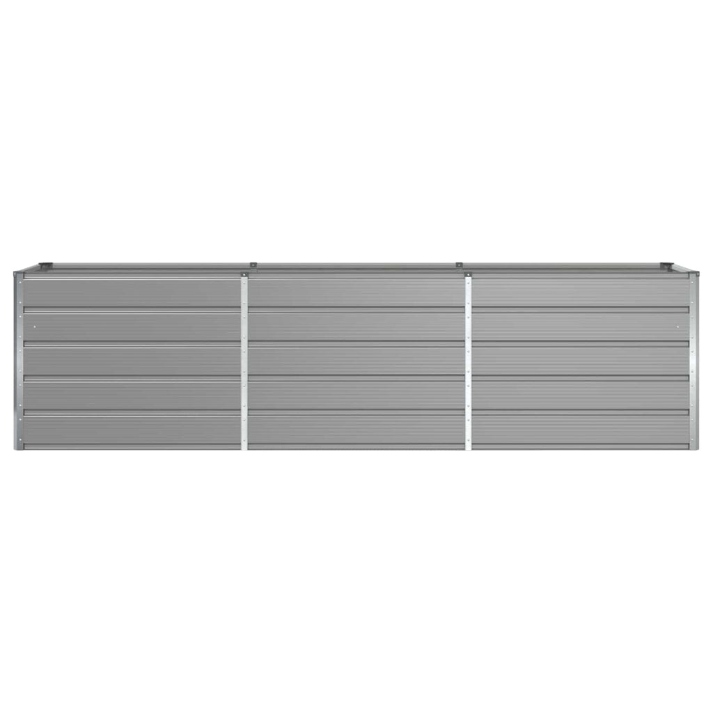 vidaXL Donica Jasnoszary 290 x 50 x 75 cm Stal Galwanizowana