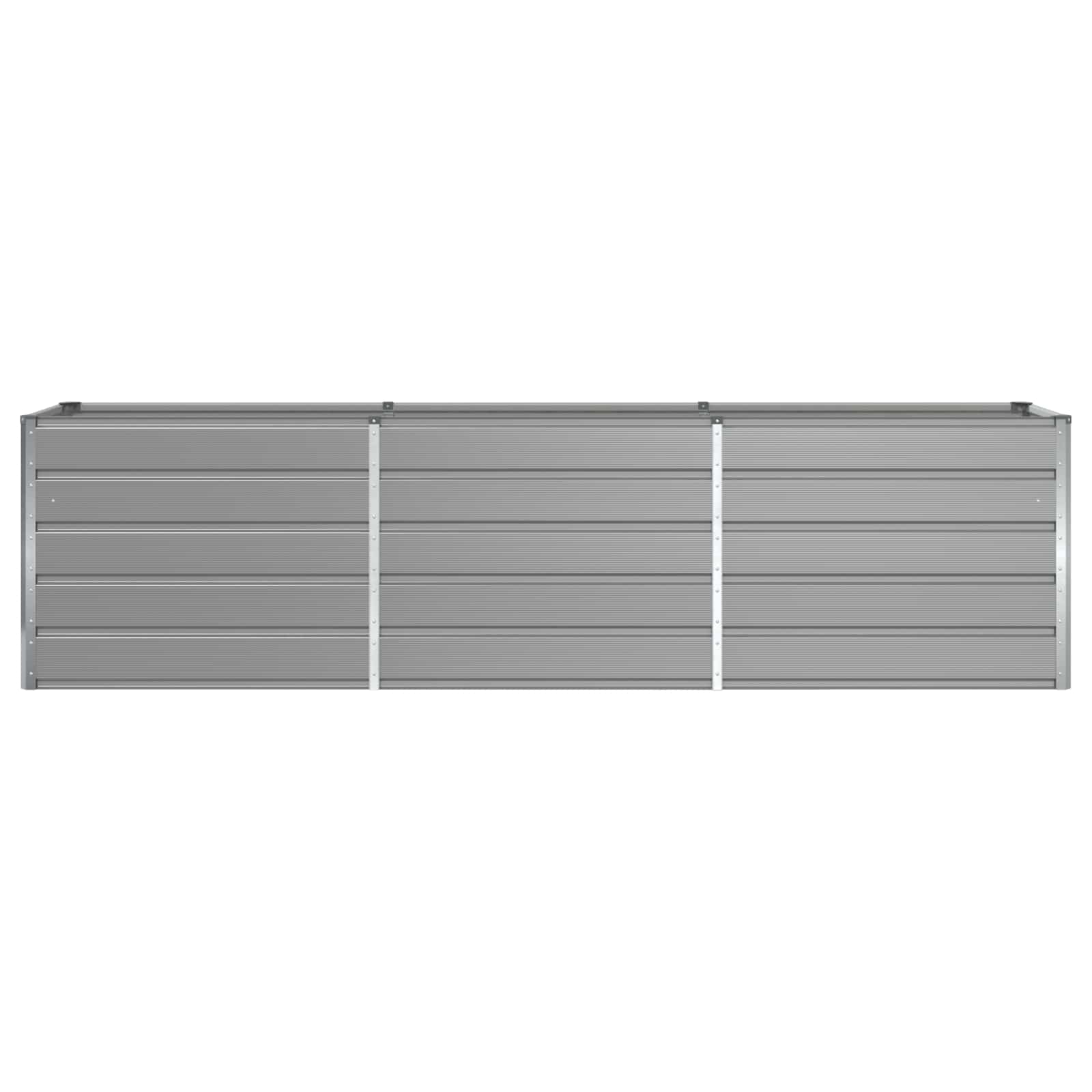 vidaXL Donica Jasnoszary 290 x 50 x 75 cm Stal Galwanizowana