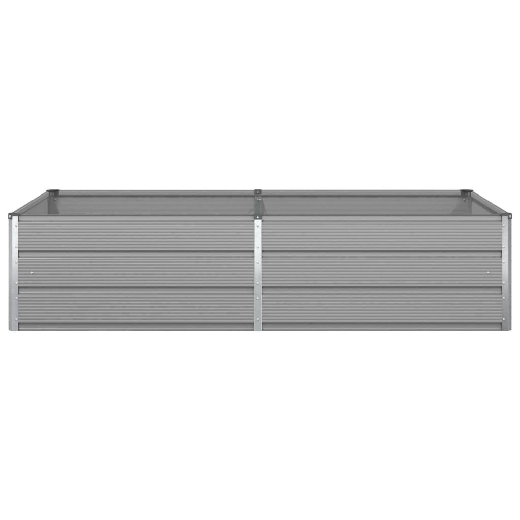 vidaXL Donica Jasnoszary 195 x 100 x 45 cm Stal Galwanizowana