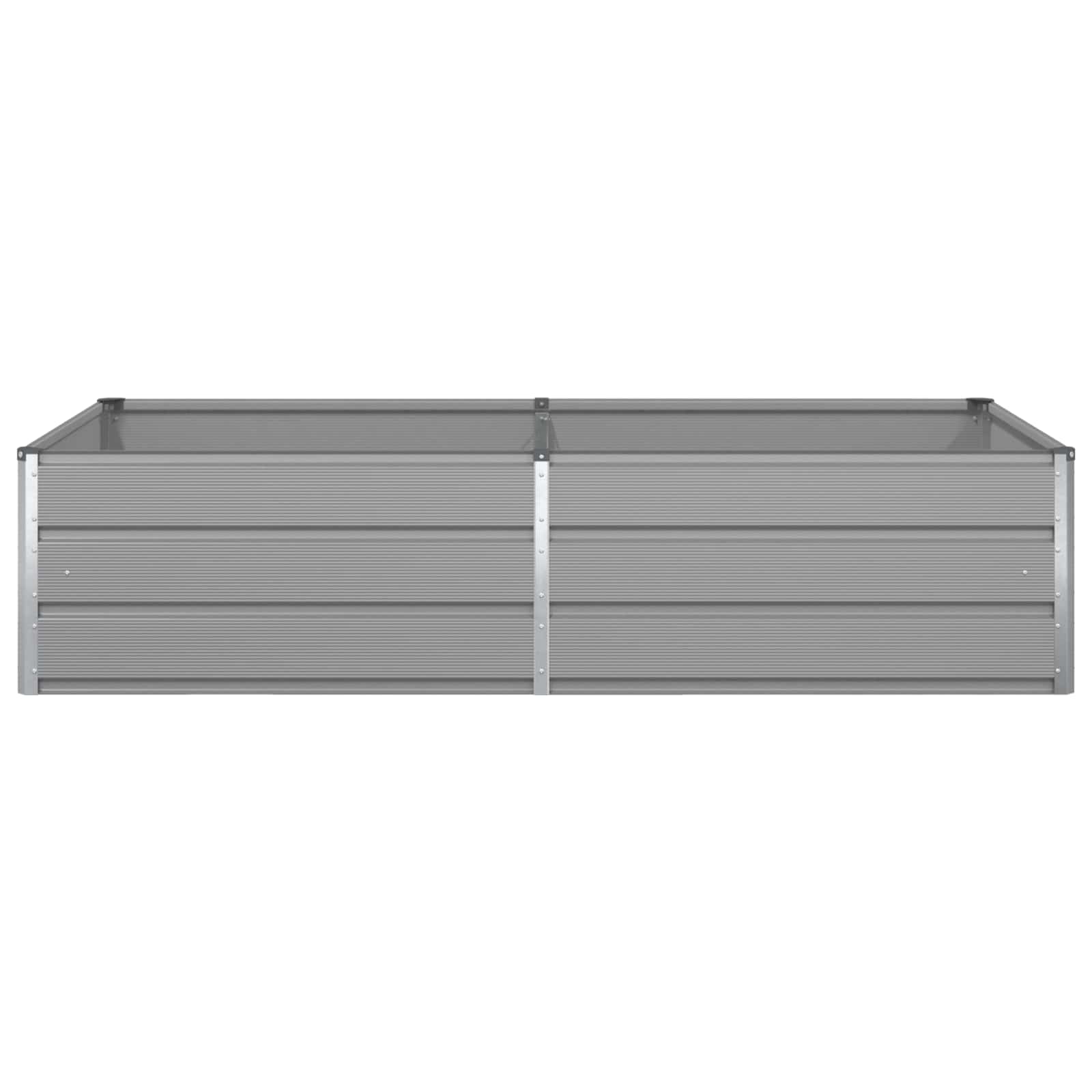 vidaXL Donica Jasnoszary 195 x 100 x 45 cm Stal Galwanizowana