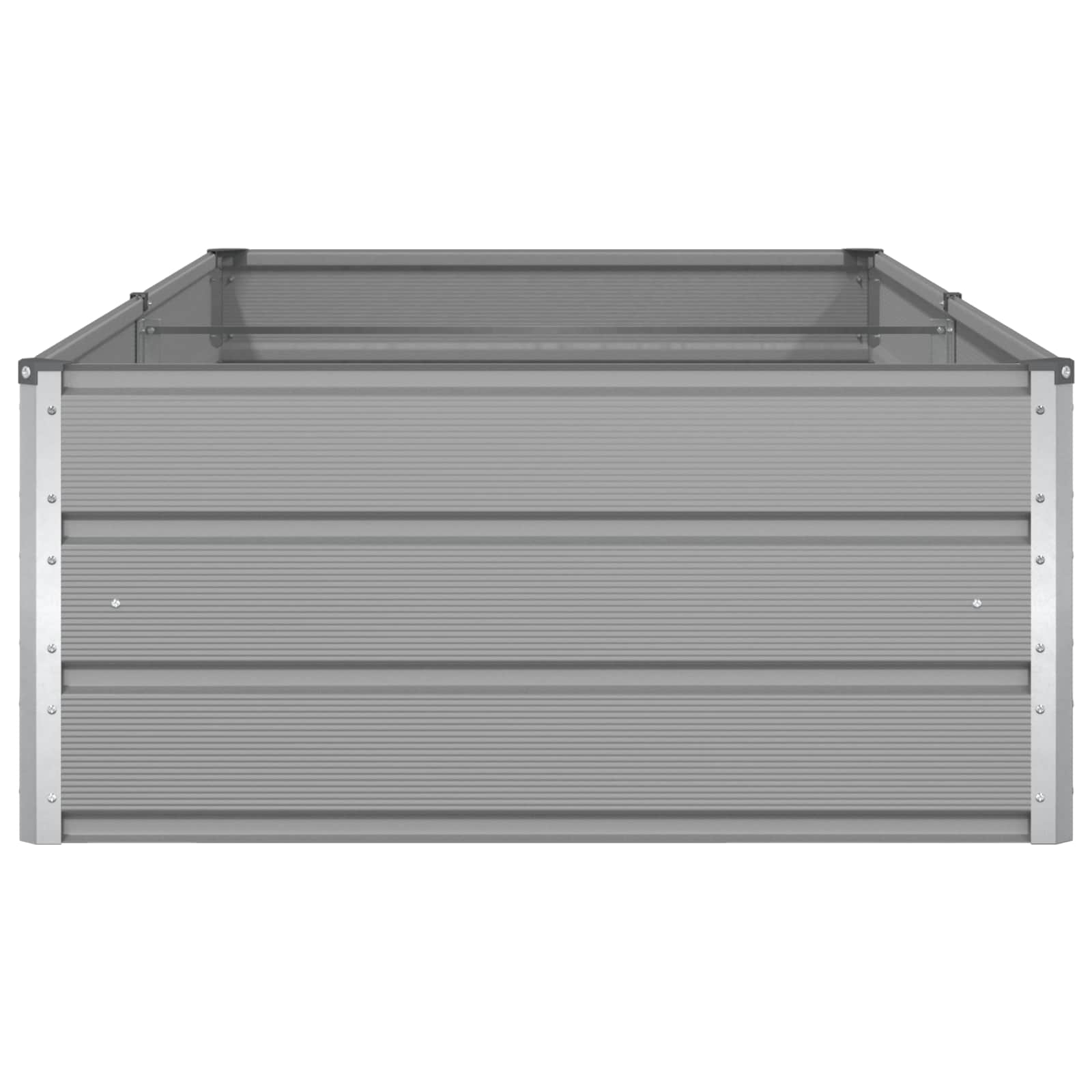 vidaXL Donica Jasnoszary 195 x 100 x 45 cm Stal Galwanizowana