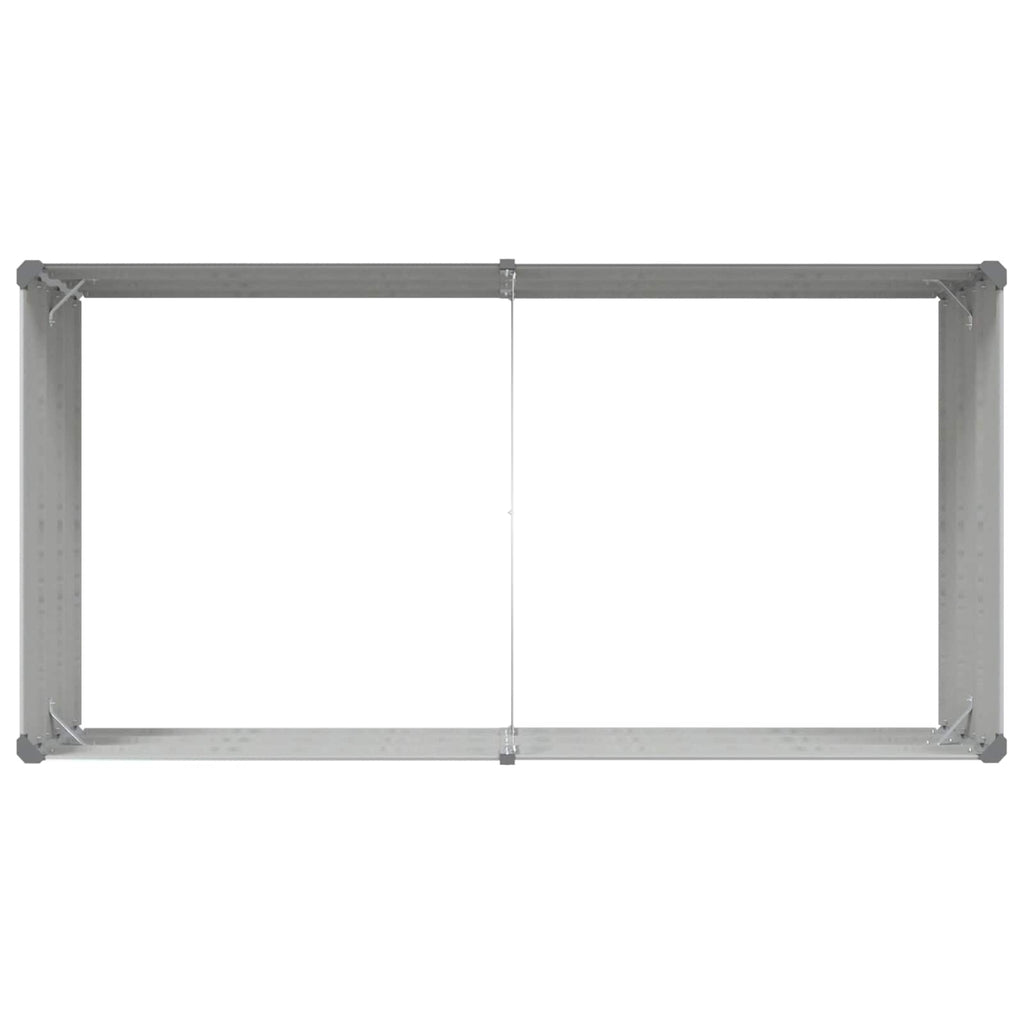 vidaXL Donica Jasnoszary 195 x 100 x 45 cm Stal Galwanizowana