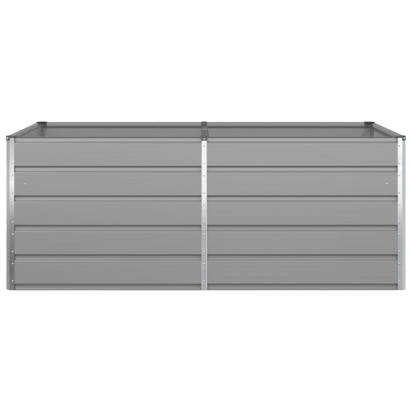vidaXL Donica Jasnoszary 195 x 100 x 75 cm Stal Galwanizowana