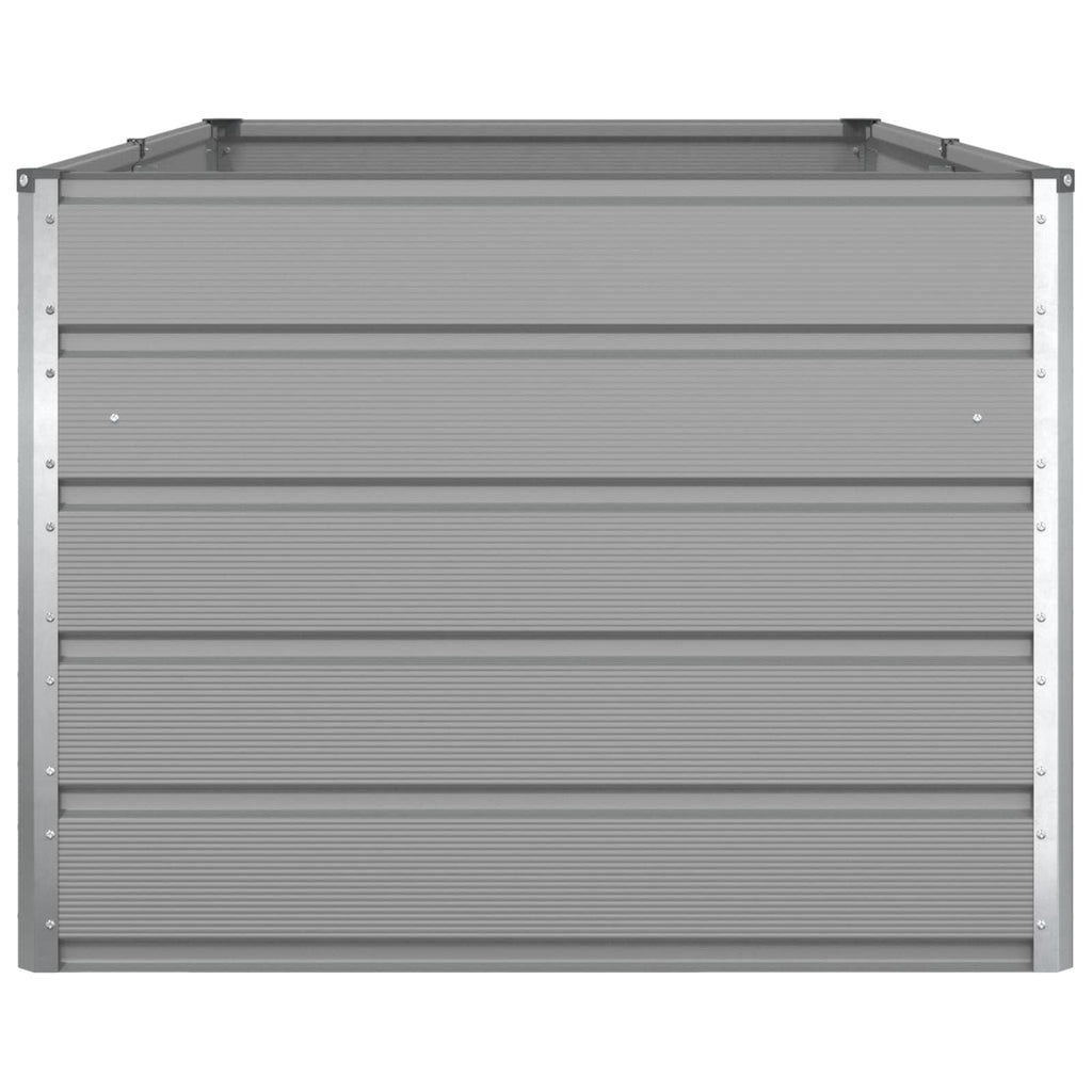 vidaXL Donica Jasnoszary 195 x 100 x 75 cm Stal Galwanizowana