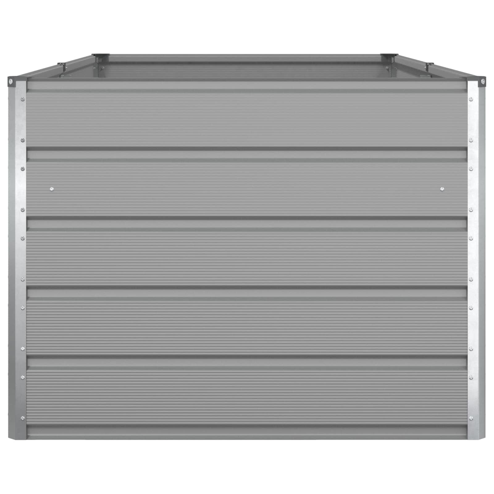 vidaXL Donica Jasnoszary 195 x 100 x 75 cm Stal Galwanizowana
