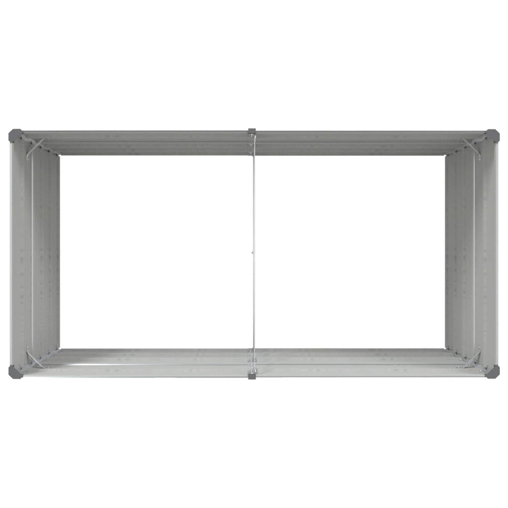 vidaXL Donica Jasnoszary 195 x 100 x 75 cm Stal Galwanizowana