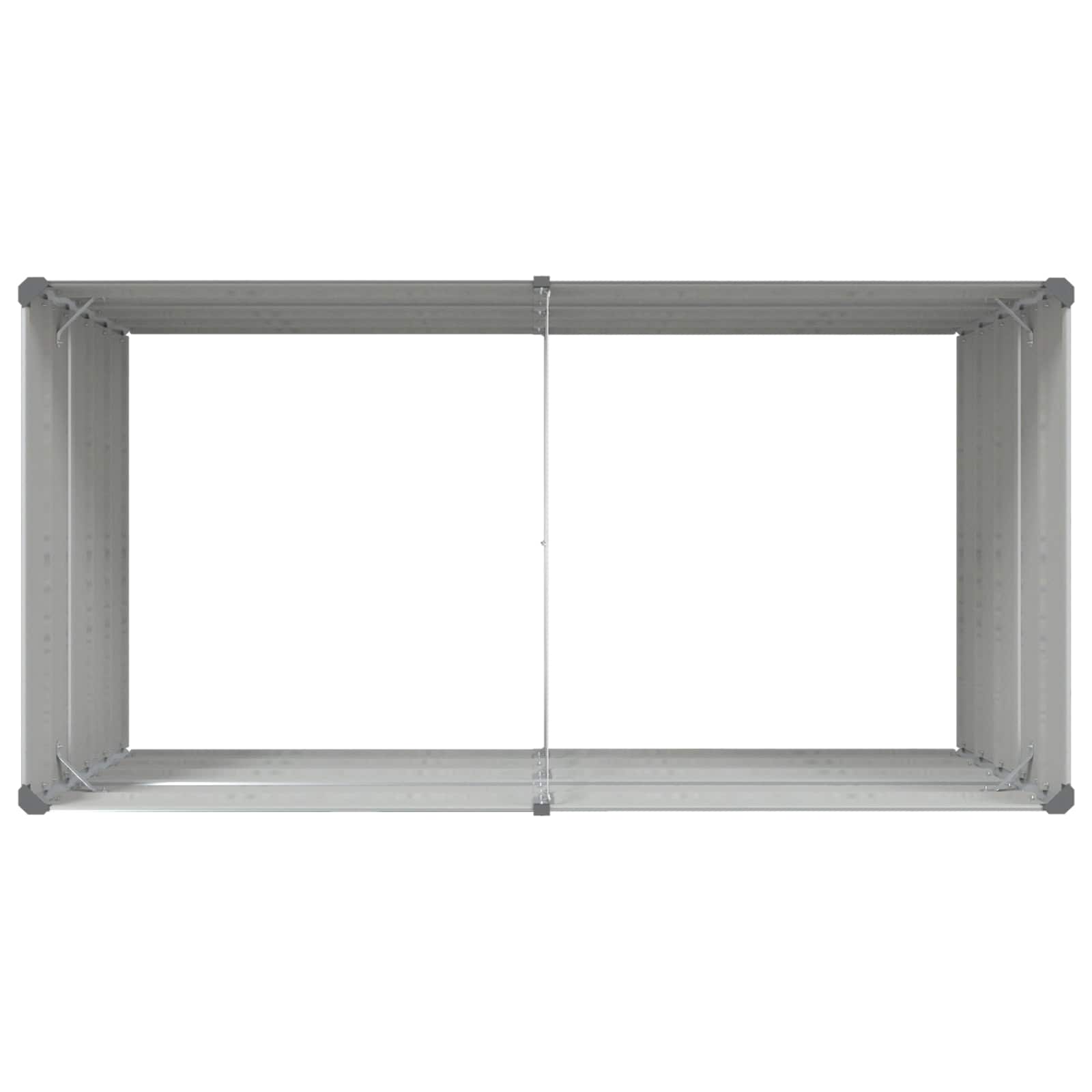 vidaXL Donica Jasnoszary 195 x 100 x 75 cm Stal Galwanizowana