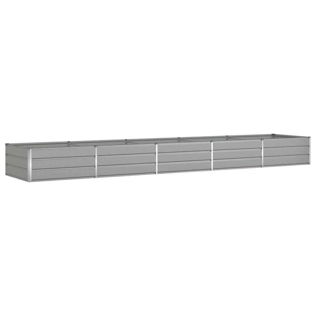 vidaXL Donica Jasnoszary 480 x 100 x 45 cm Stal Galwanizowana