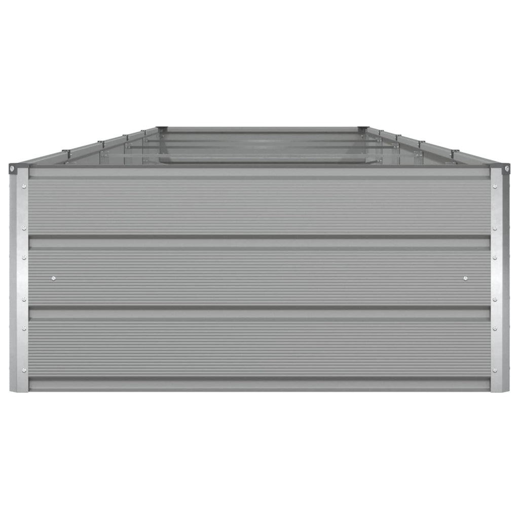 vidaXL Donica Jasnoszary 480 x 100 x 45 cm Stal Galwanizowana
