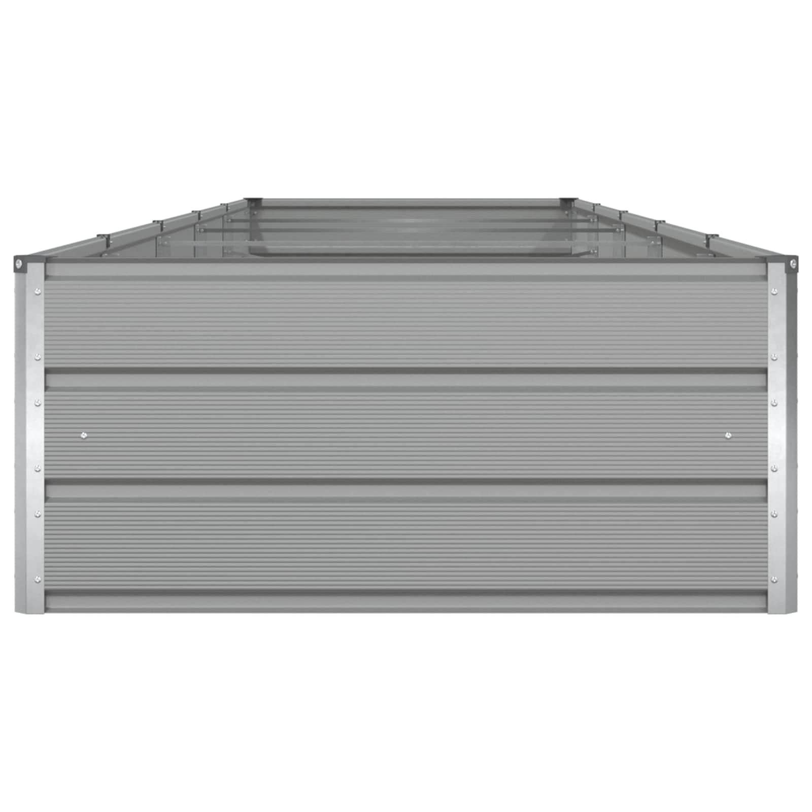 vidaXL Donica Jasnoszary 480 x 100 x 45 cm Stal Galwanizowana