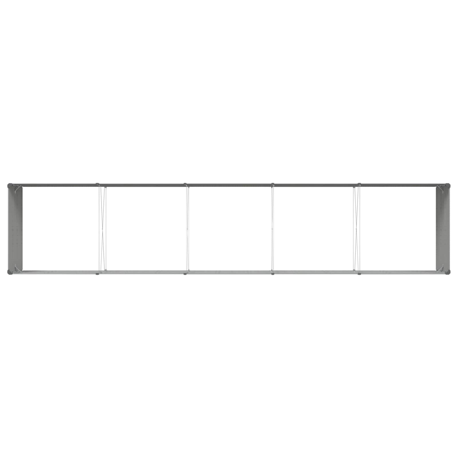 vidaXL Donica Jasnoszary 480 x 100 x 45 cm Stal Galwanizowana
