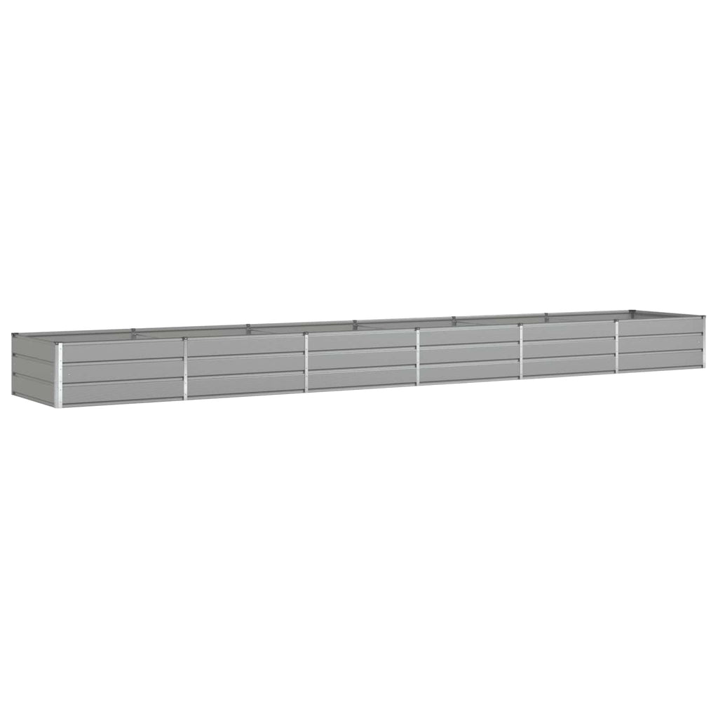 vidaXL Donica Jasnoszary 580 x 100 x 45 cm Stal Galwanizowana