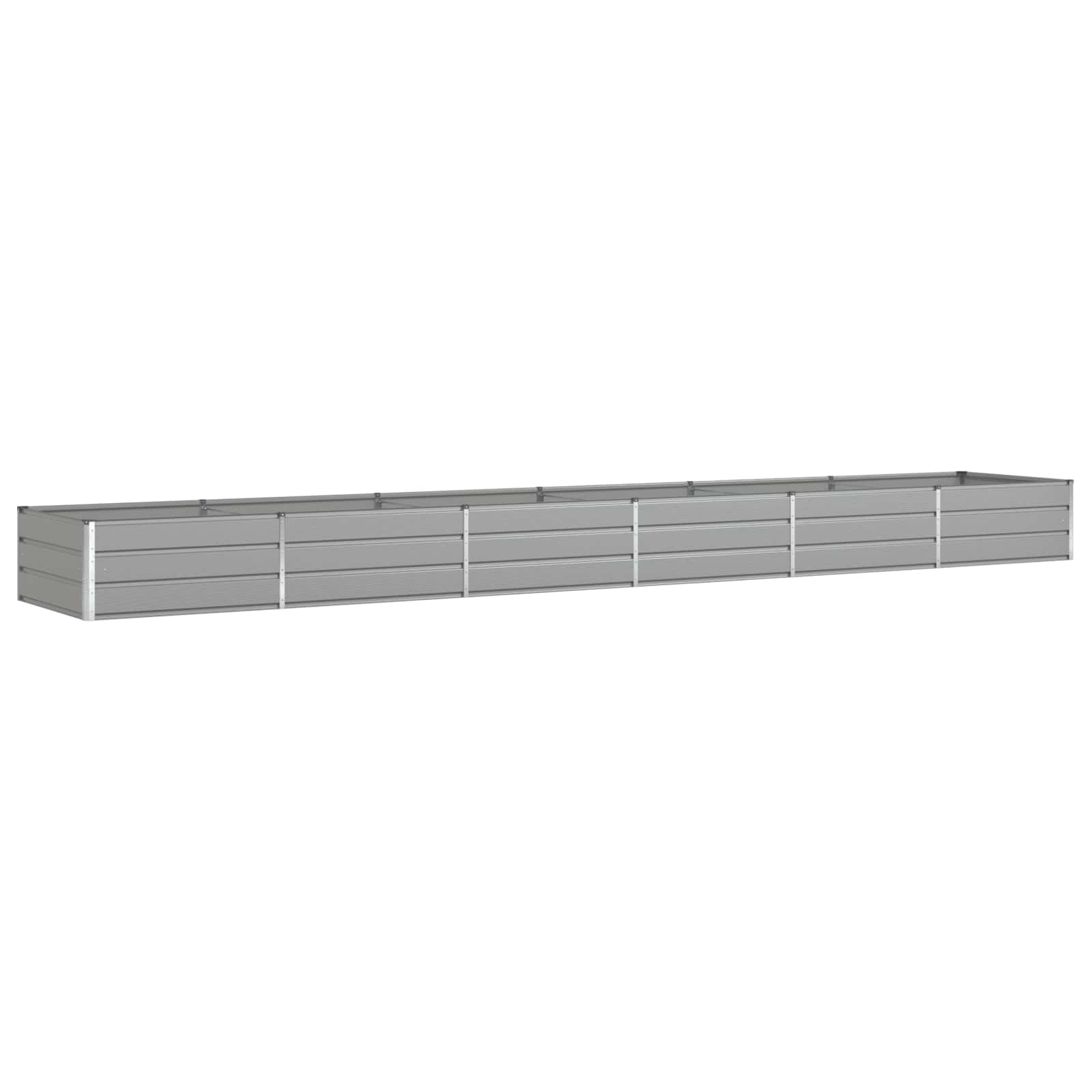 vidaXL Donica Jasnoszary 580 x 100 x 45 cm Stal Galwanizowana