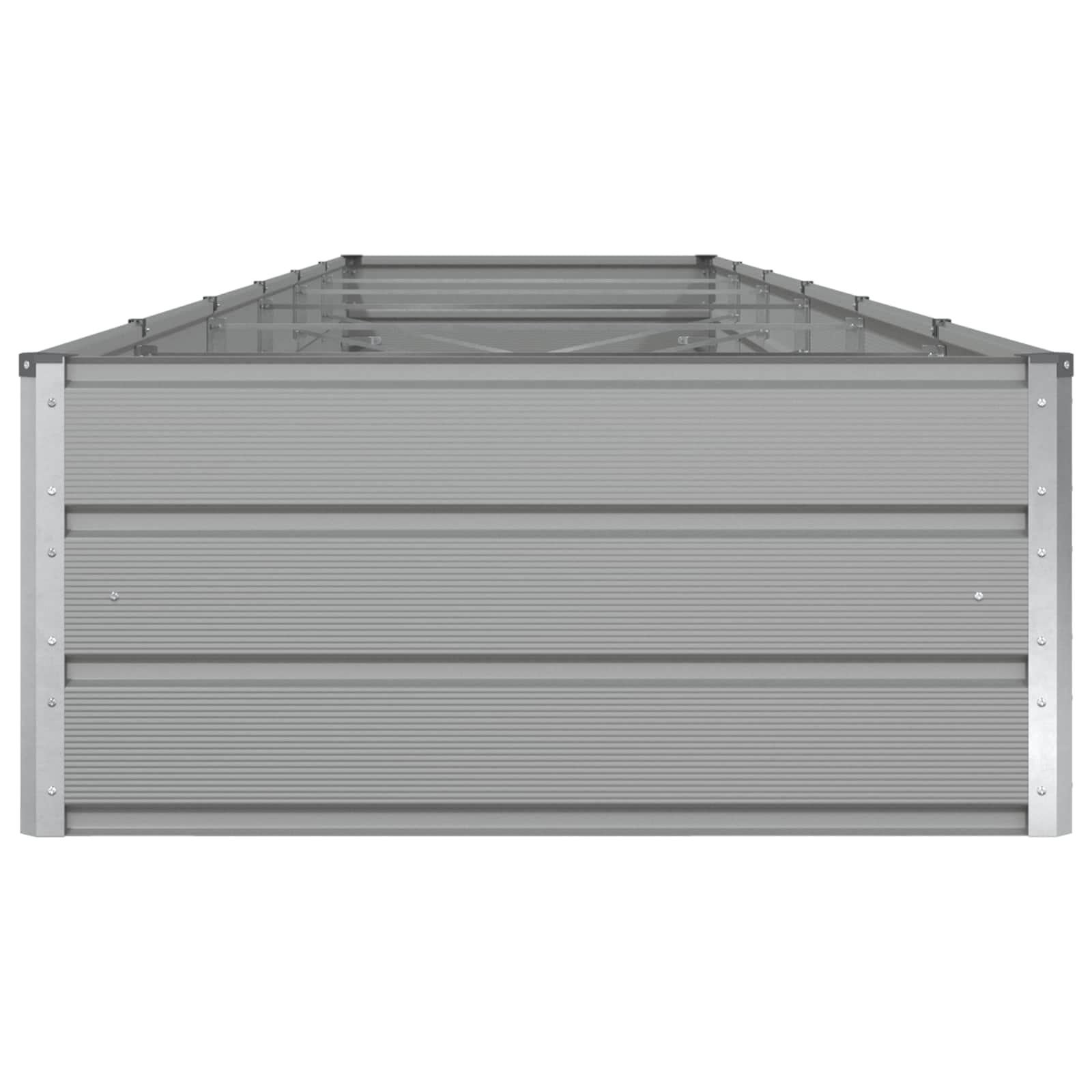 vidaXL Donica Jasnoszary 580 x 100 x 45 cm Stal Galwanizowana