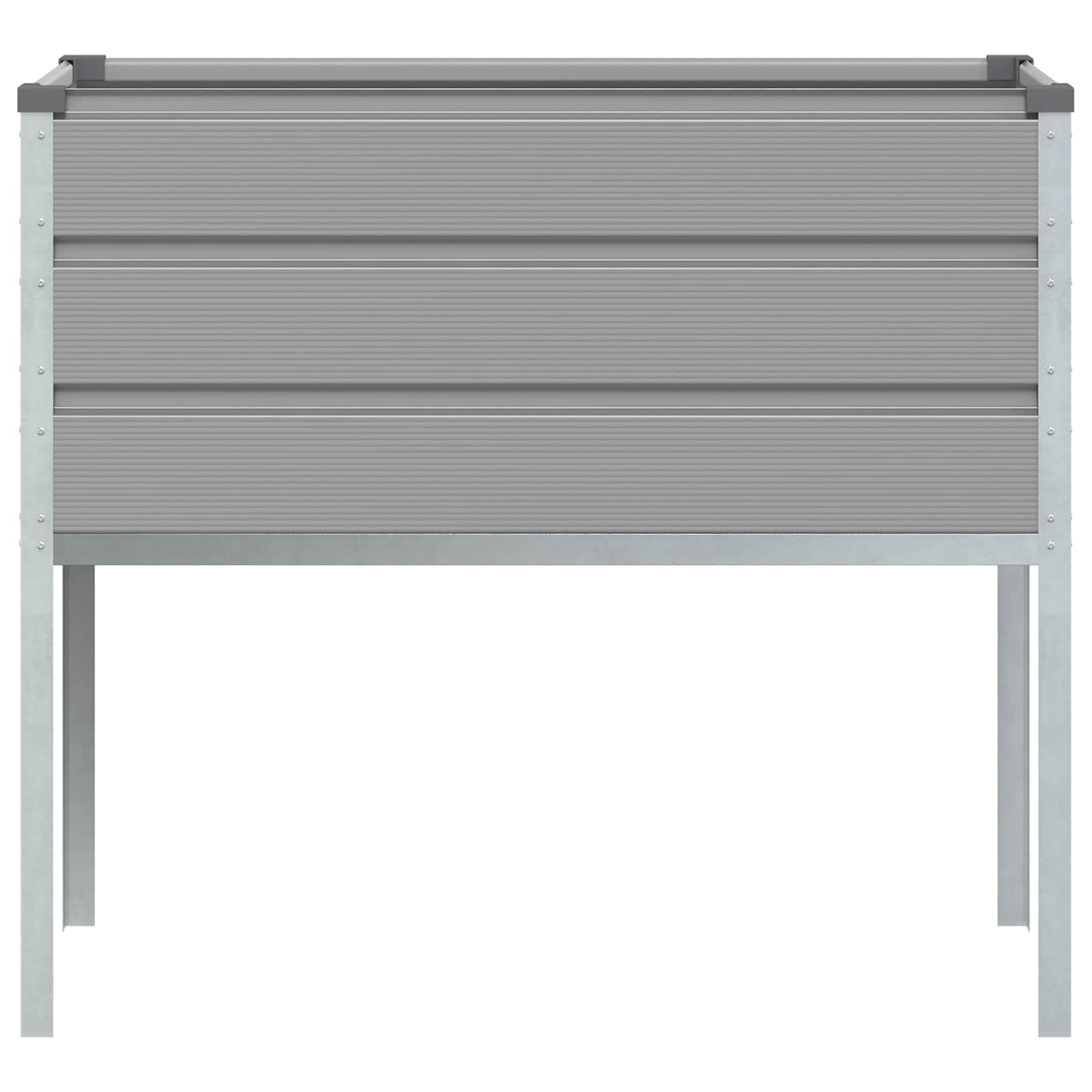 vidaXL Donica Jasnoszary 100 x 45 x 90 cm Stal Galwanizowana