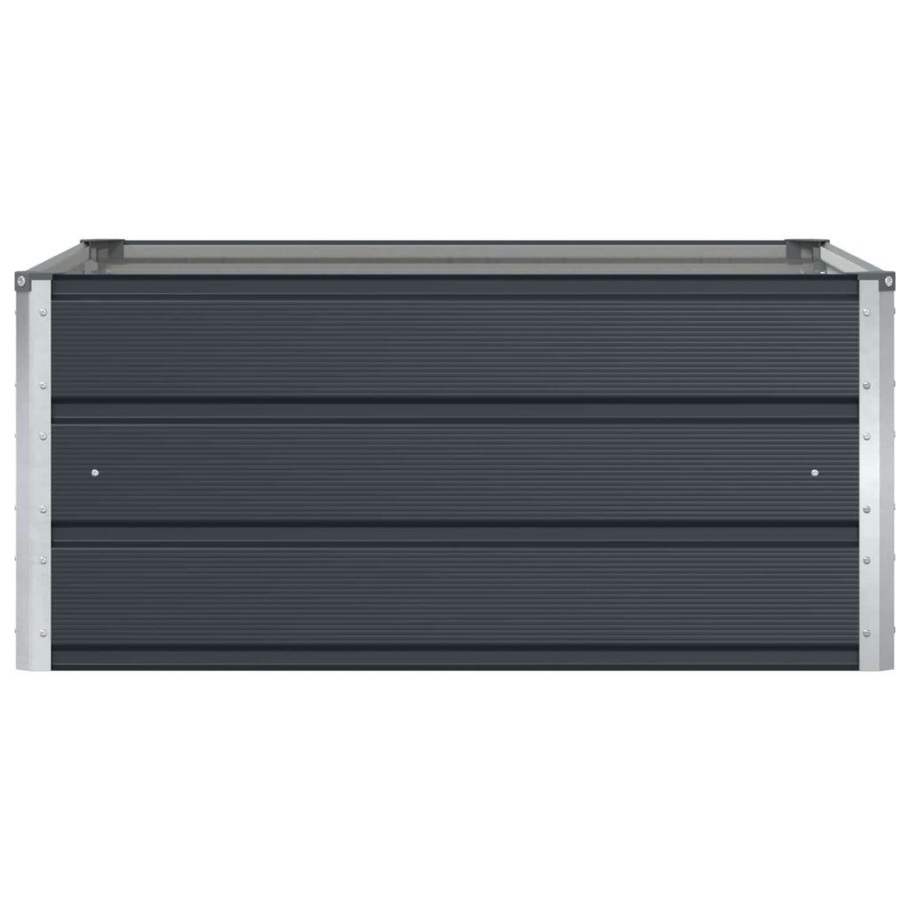 vidaXL Donica Antracyt 100 x 100 x 45 cm Stal