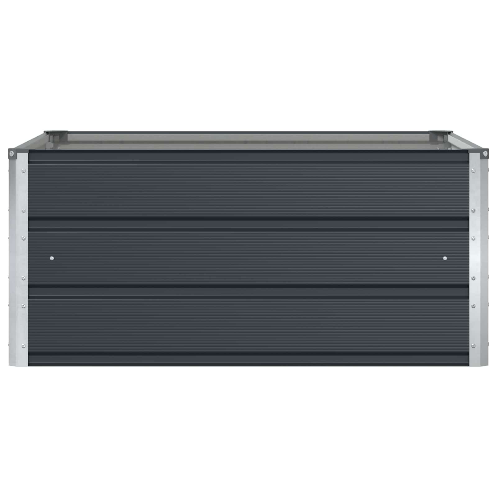 vidaXL Donica Antracyt 100 x 100 x 45 cm Stal