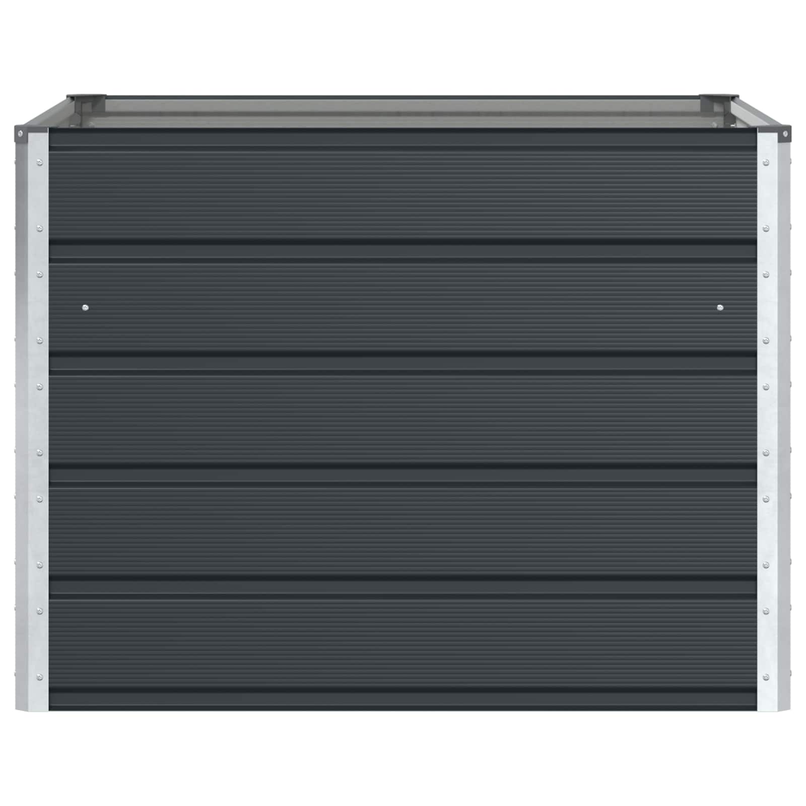 vidaXL Donica Antracyt 100 x 100 x 75 cm Stal