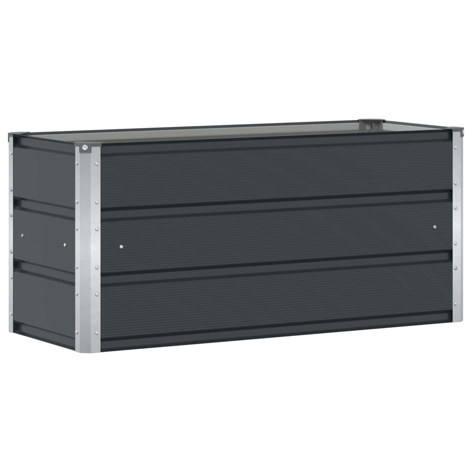 vidaXL Donica Antracyt 100 x 40 x 45 cm Stal