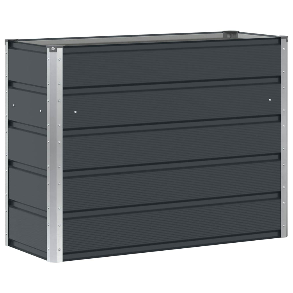 vidaXL Donica Antracyt 100 x 40 x 75 cm Stal