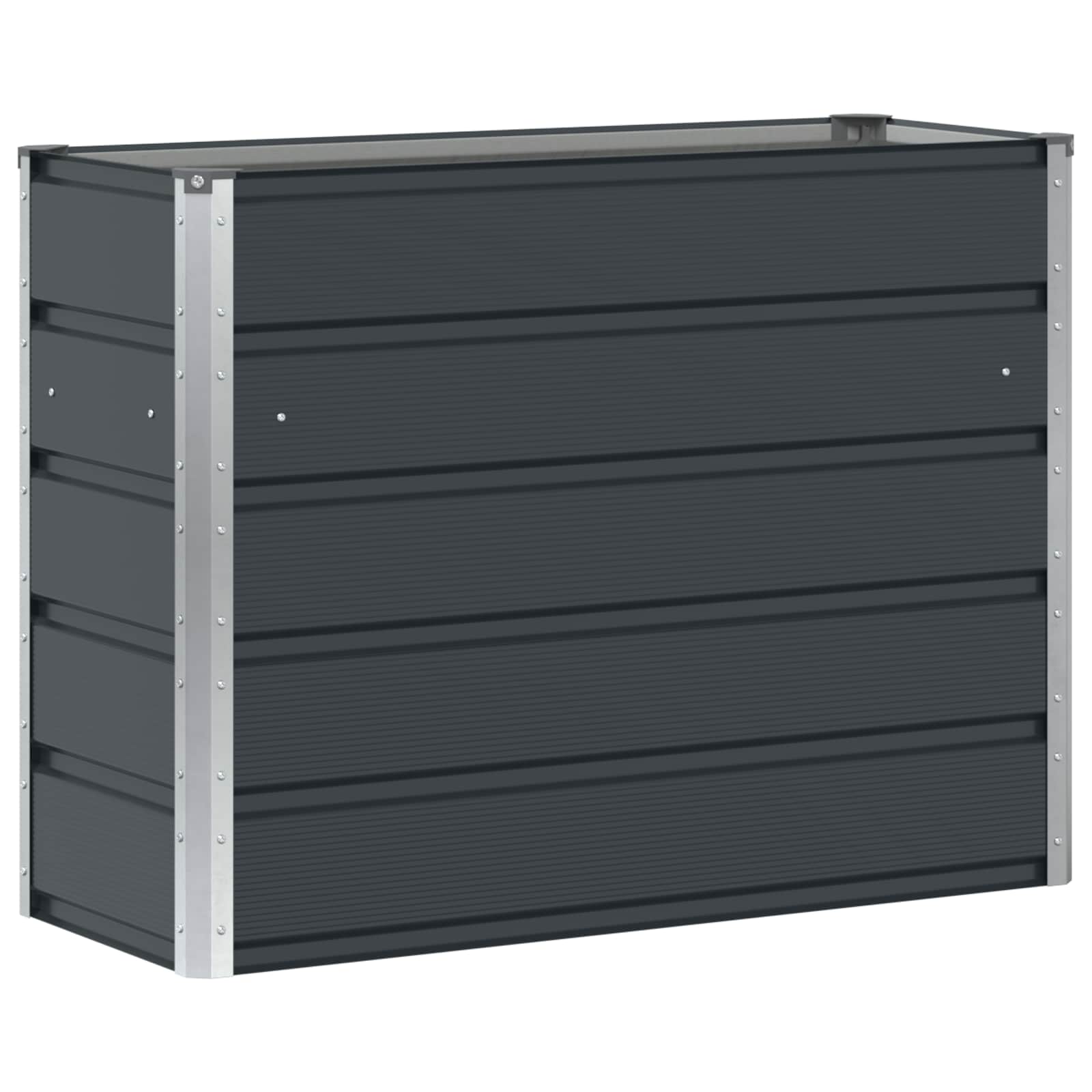 vidaXL Donica Antracyt 100 x 40 x 75 cm Stal