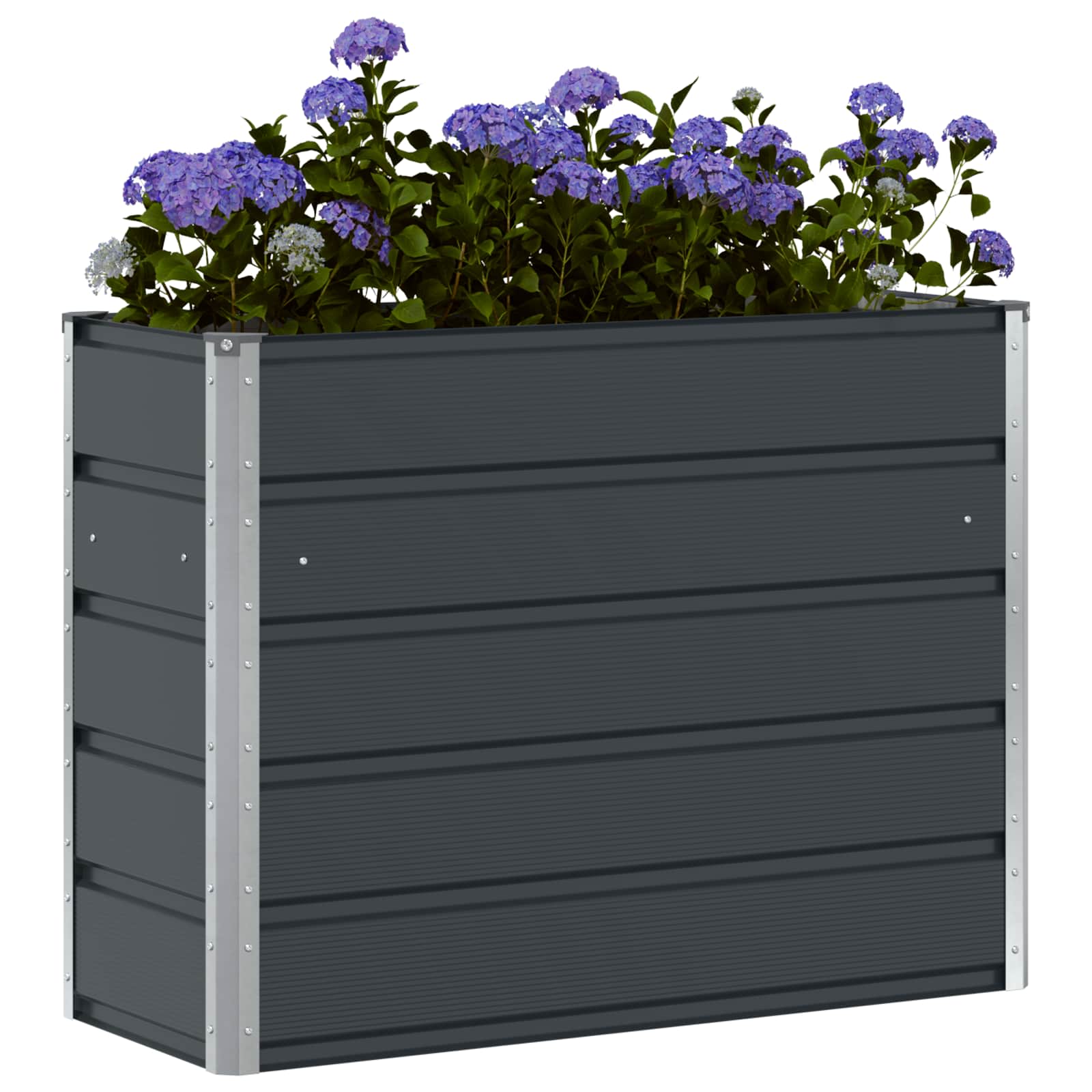 vidaXL Donica Antracyt 100 x 40 x 75 cm Stal
