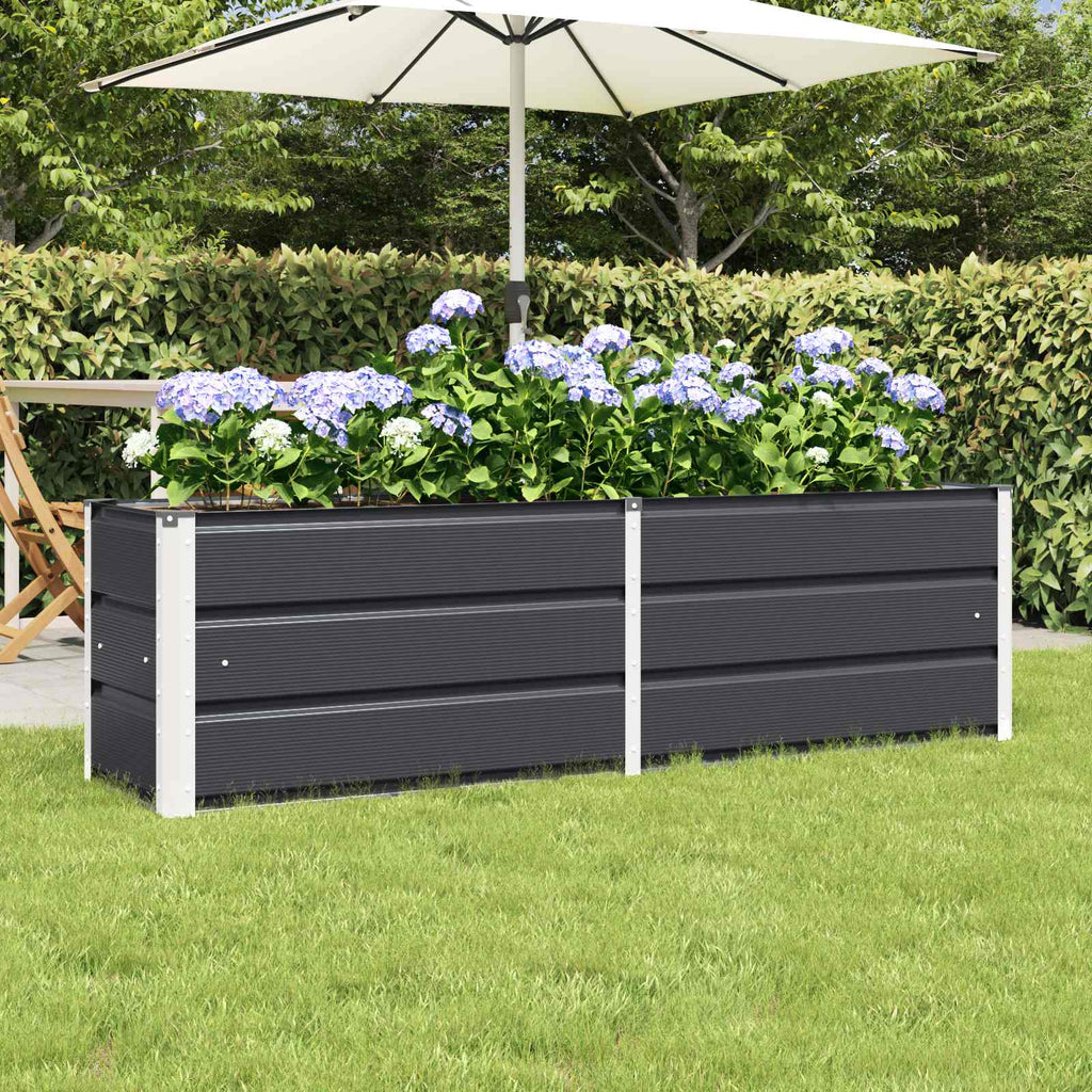 vidaXL Donica Antracyt 160 x 40 x 45 cm Stal