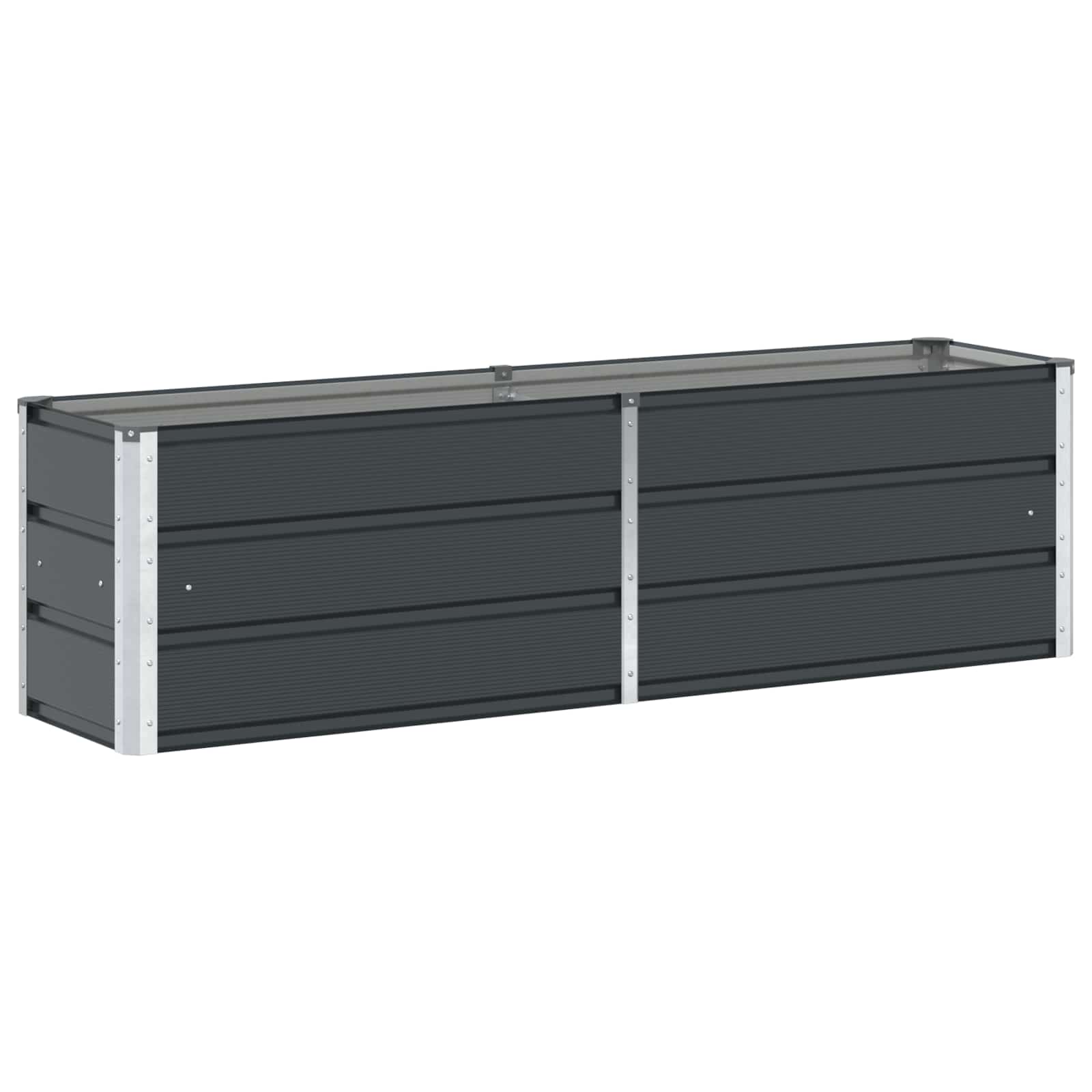 vidaXL Donica Antracyt 160 x 40 x 45 cm Stal