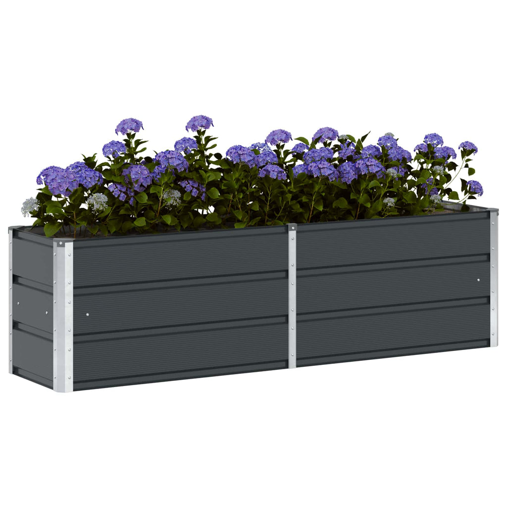 vidaXL Donica Antracyt 160 x 40 x 45 cm Stal