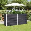 vidaXL Donica Antracyt 160 x 40 x 75 cm Stal