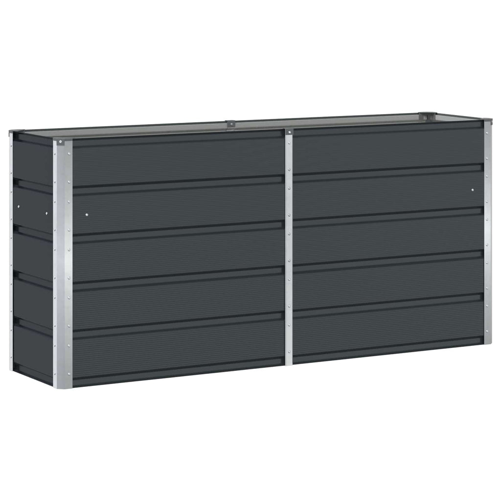 vidaXL Donica Antracyt 160 x 40 x 75 cm Stal