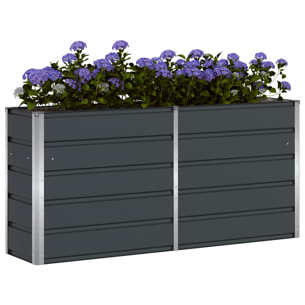 vidaXL Donica Antracyt 160 x 40 x 75 cm Stal