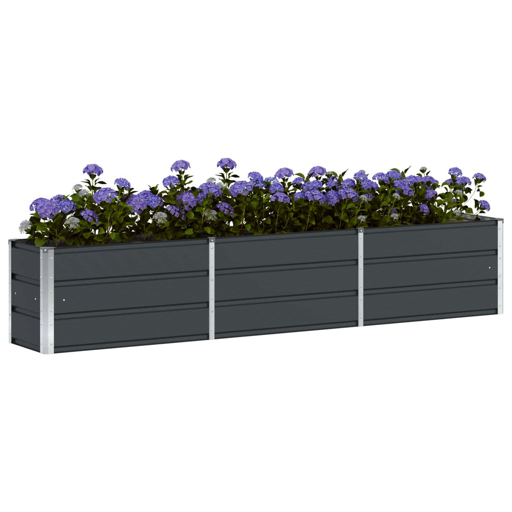 vidaXL Donica Antracyt 240 x 40 x 45 cm Stal