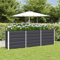 vidaXL Donica Antracyt 240 x 40 x 75 cm Stal