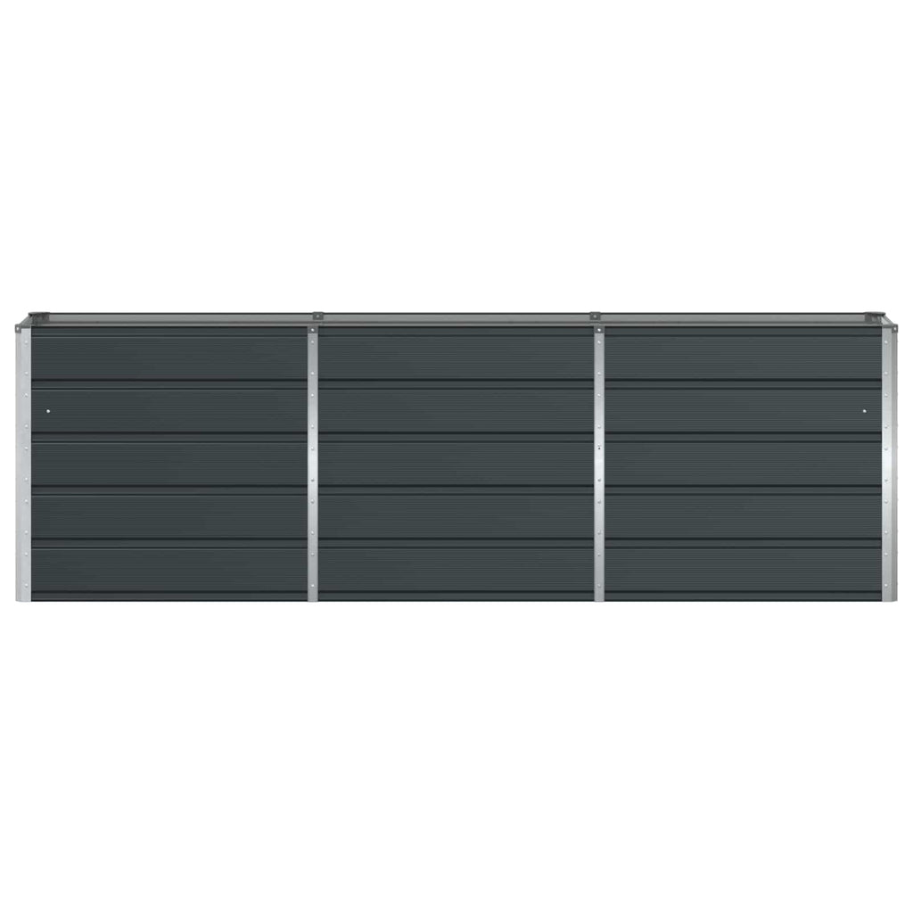 vidaXL Donica Antracyt 240 x 40 x 75 cm Stal