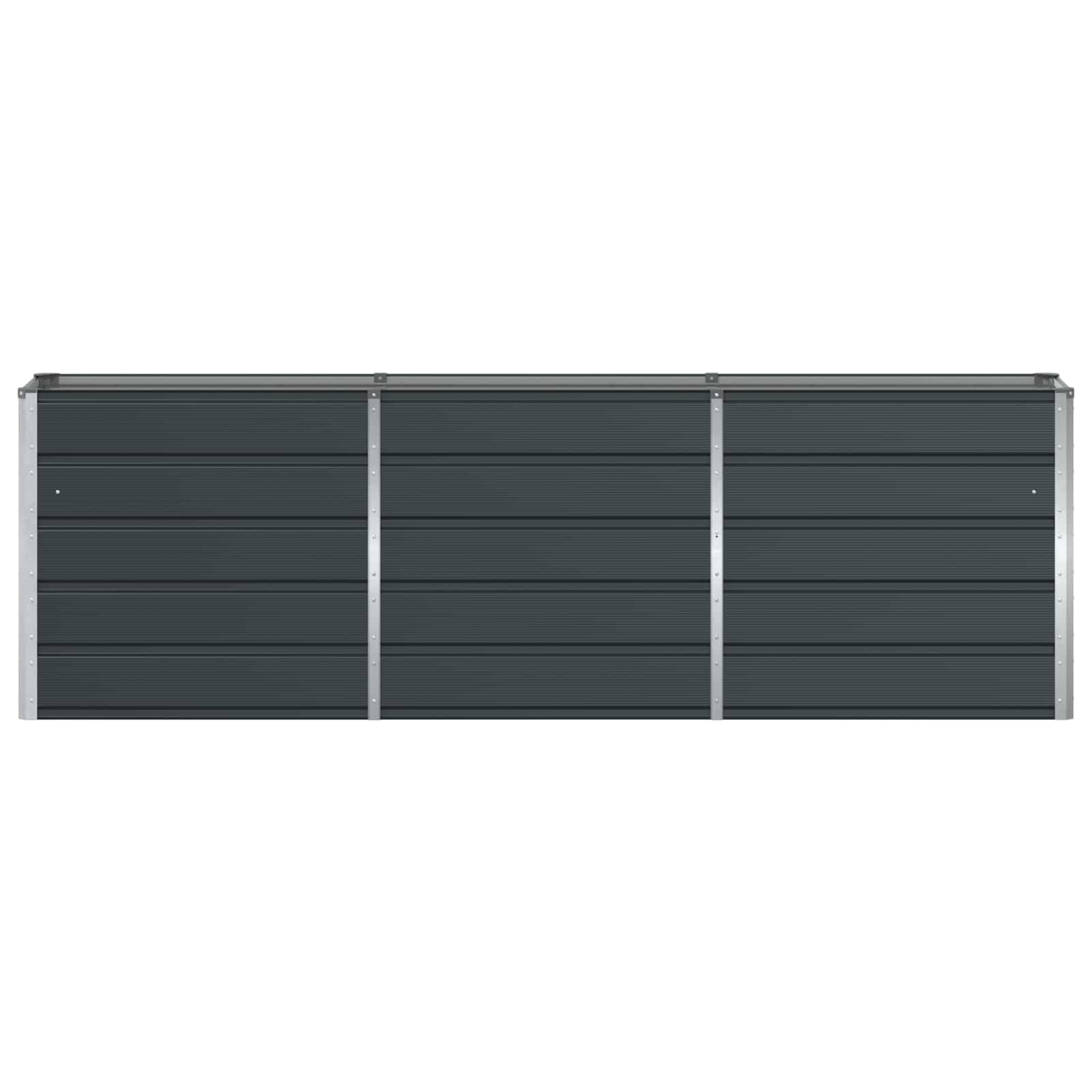 vidaXL Donica Antracyt 240 x 40 x 75 cm Stal