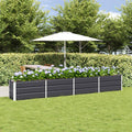 vidaXL Donica Antracyt 320 x 40 x 45 cm Stal