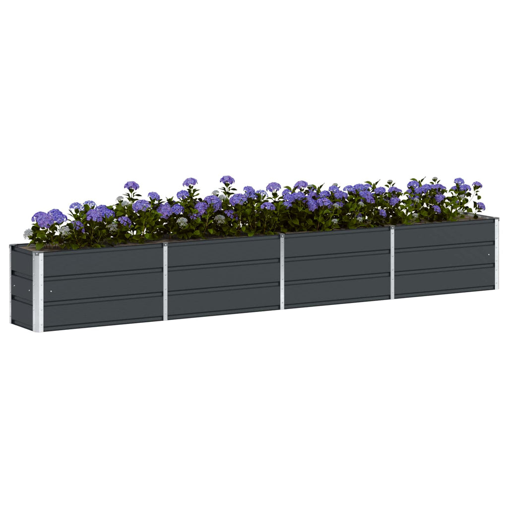 vidaXL Donica Antracyt 320 x 40 x 45 cm Stal