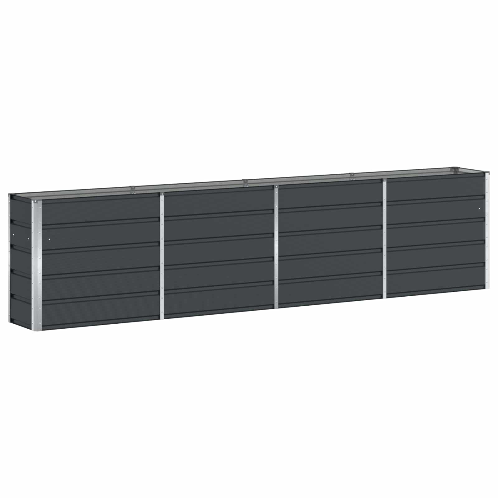 vidaXL Donica Antracyt 320 x 40 x 75 cm Stal