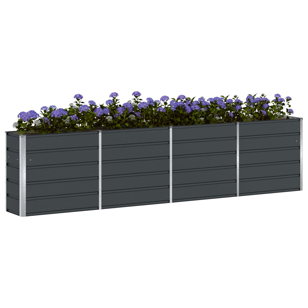 vidaXL Donica Antracyt 320 x 40 x 75 cm Stal