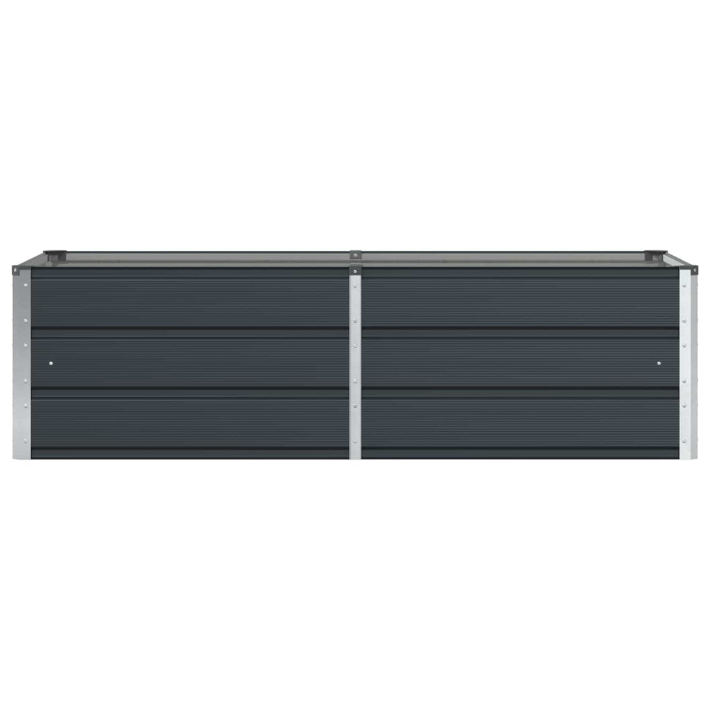 vidaXL Donica Antracyt 160 x 80 x 45 cm Stal