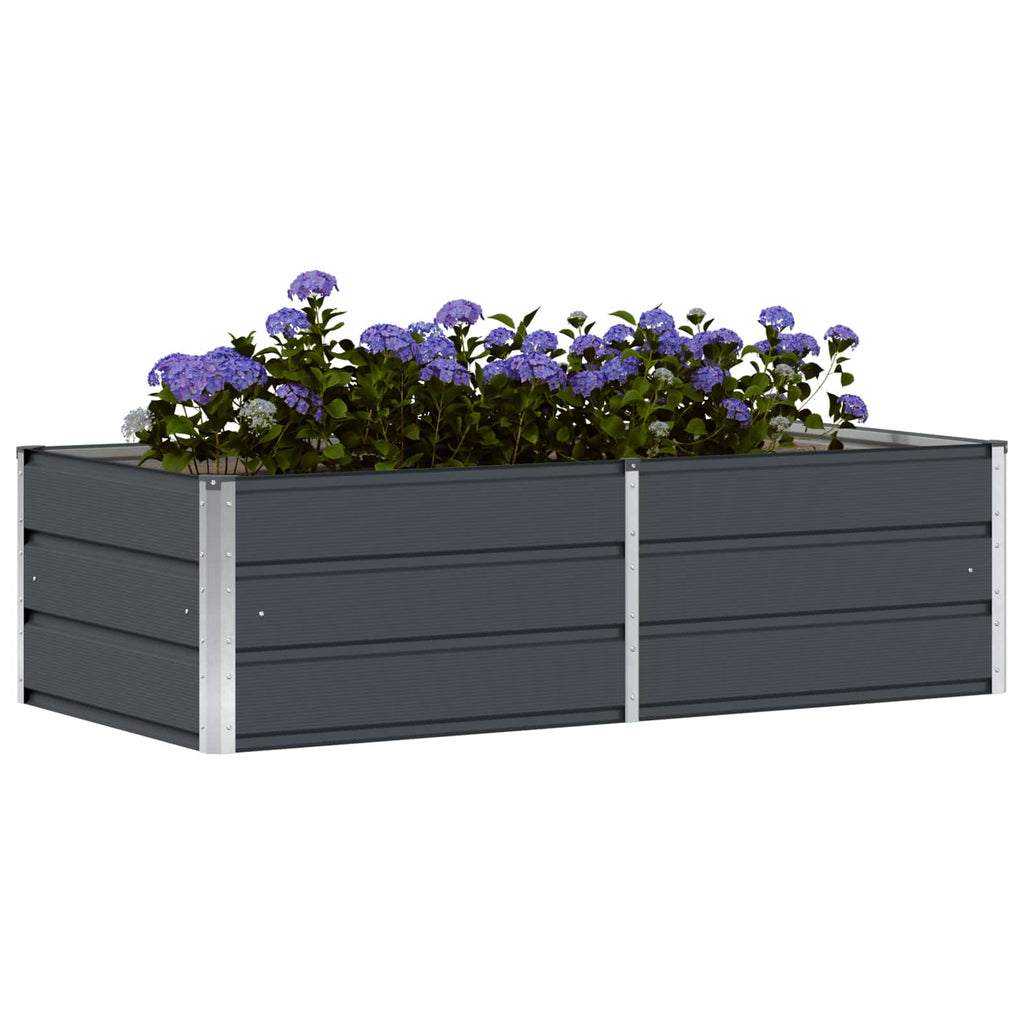 vidaXL Donica Antracyt 160 x 80 x 45 cm Stal