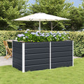vidaXL Donica Antracyt 160 x 80 x 75 cm Stal
