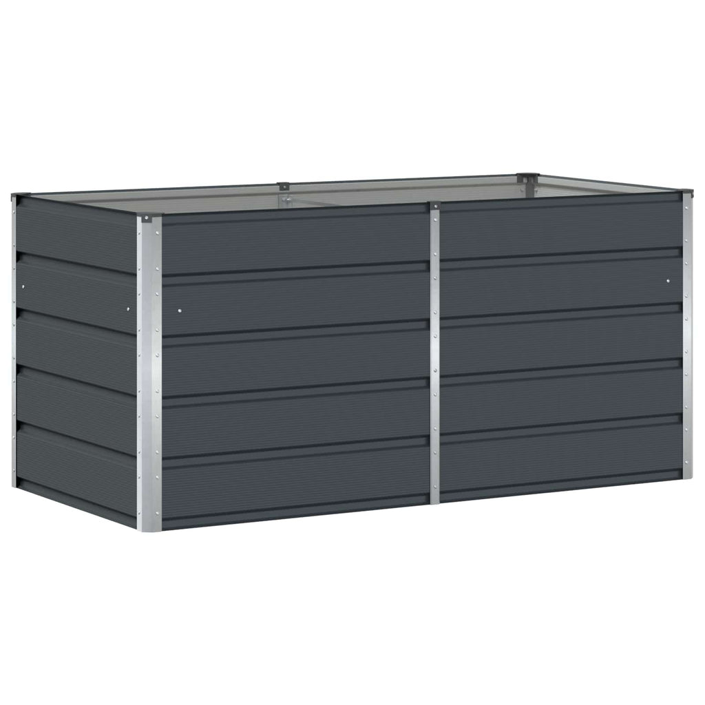 vidaXL Donica Antracyt 160 x 80 x 75 cm Stal