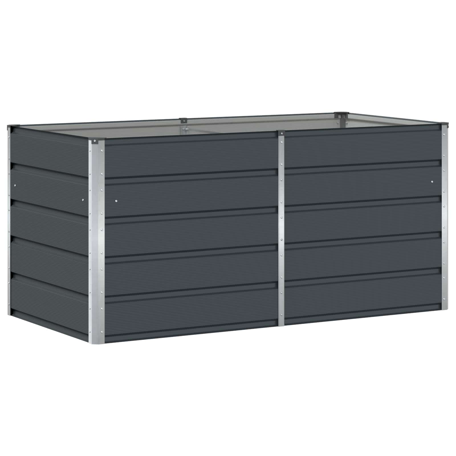 vidaXL Donica Antracyt 160 x 80 x 75 cm Stal