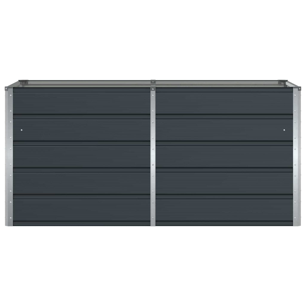 vidaXL Donica Antracyt 160 x 80 x 75 cm Stal