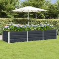 vidaXL Donica Antracyt 240 x 80 x 45 cm Stal
