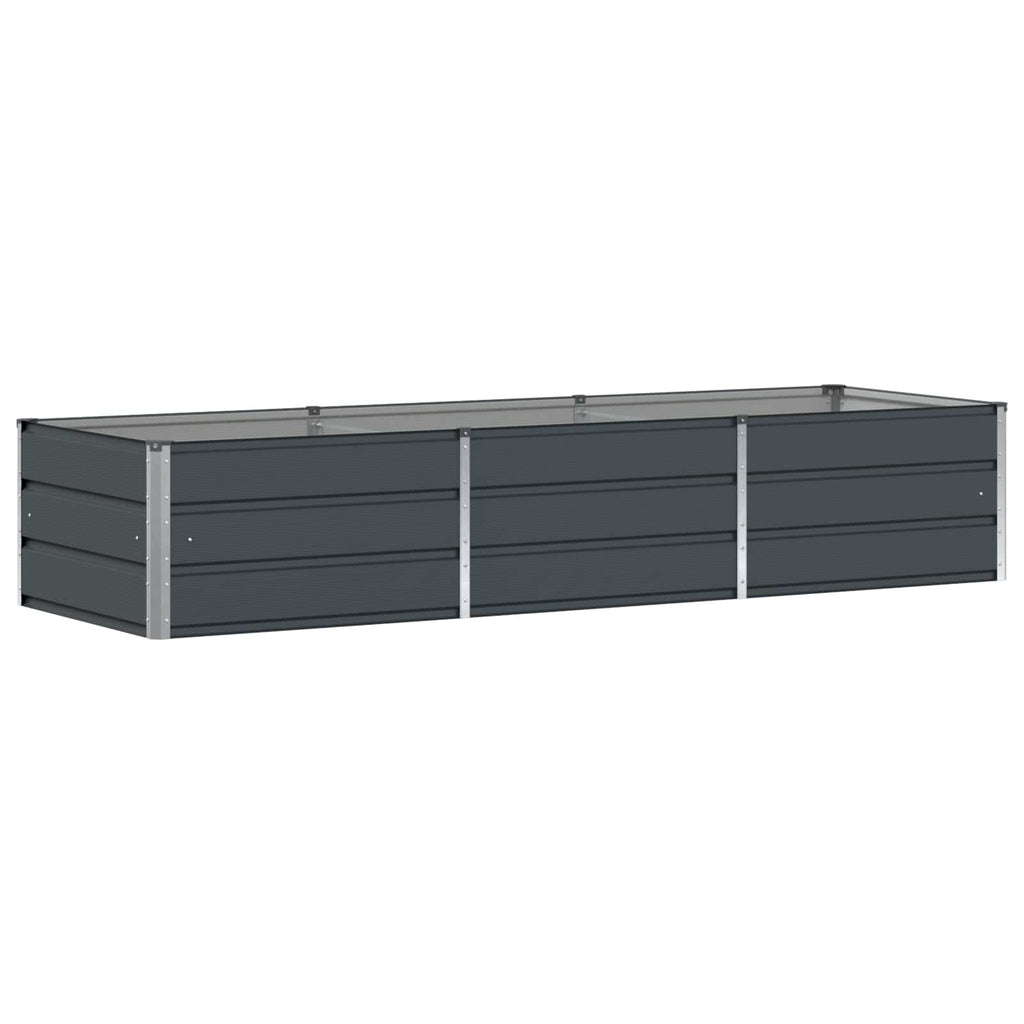 vidaXL Donica Antracyt 240 x 80 x 45 cm Stal